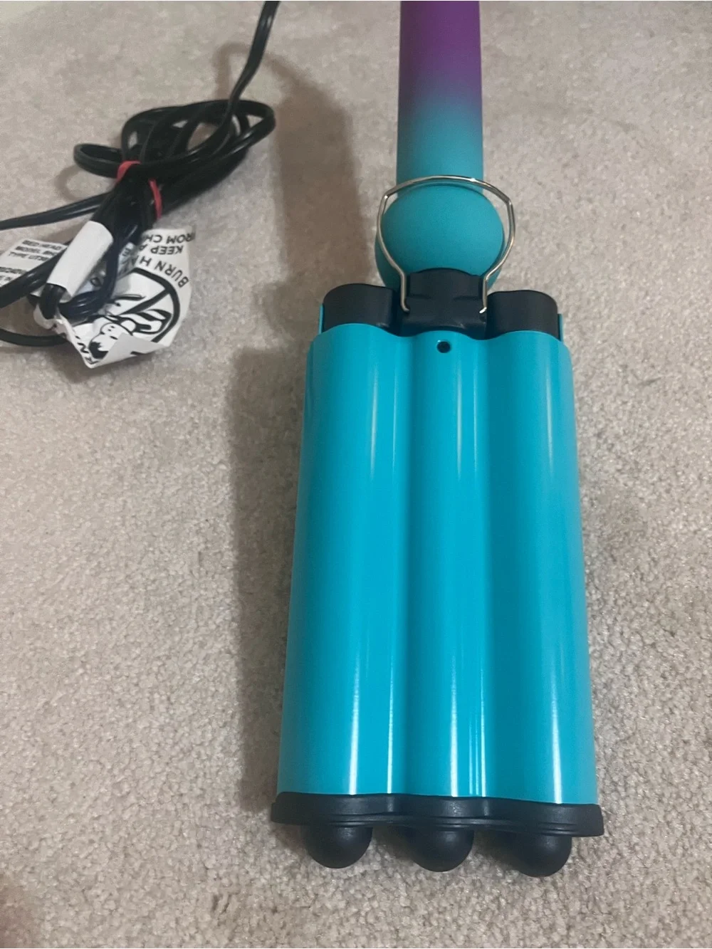 BedHead Triple Barrel Waver - Teal to Purple Ombre